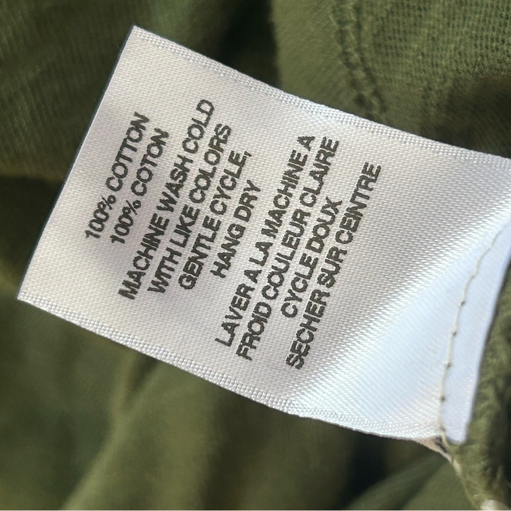 New Anthropologie Paula Asymmetrical Seamed Good Luck Tee Size Small Green - Picture 6 of 6
